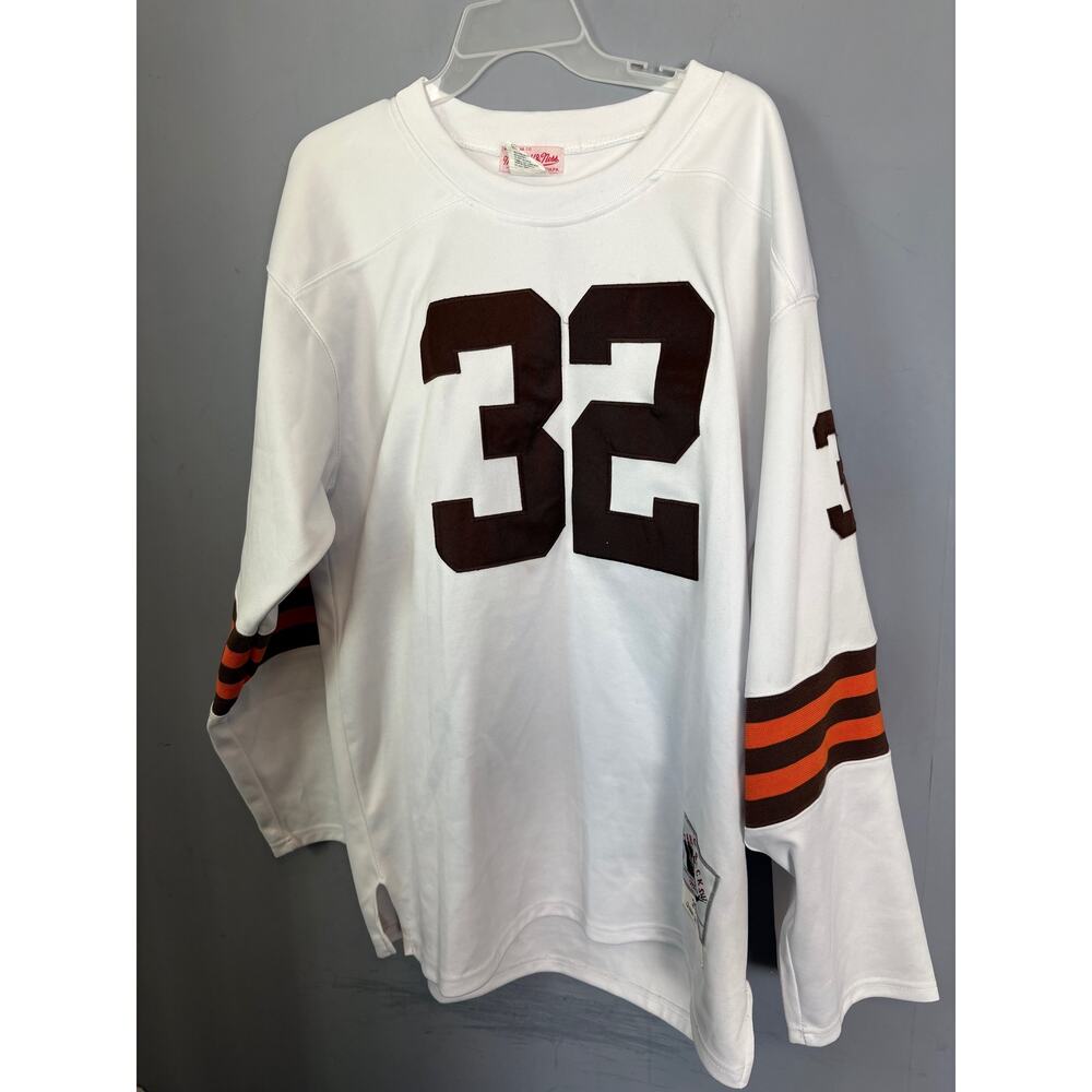 1964 AUTHENTIC VINTAGE JIM BROWN CLEVELAND BROWNS JERSEY 56 MITCHELL NESS